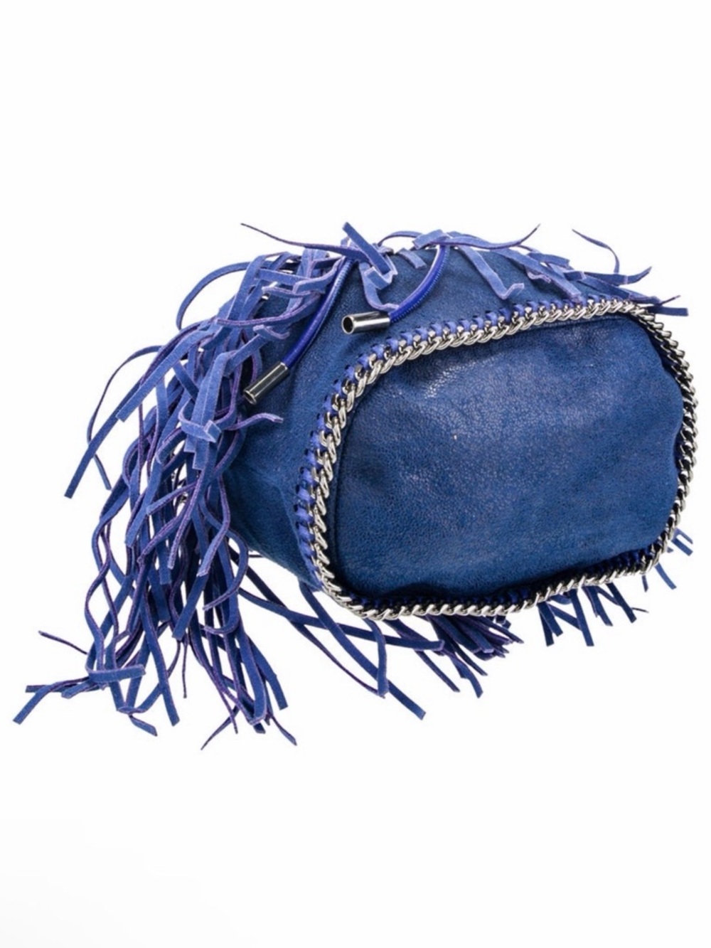 Stella McCartney Shaggy Deer Fringe Falabella Mini Bucket Bag EUC - Picture 4 of 10